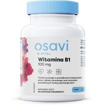 Osavi. Witamina. B1 100 mg. Suplement diety 120 kaps.