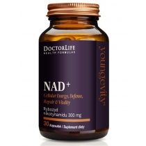 Doctor. Life. NAD+ Rybozyd nikotynamidu 300 mg. Suplement diety 30 kaps.