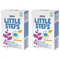 Nestle. Little. Steps 4 Produkt na bazie mleka dla małych dzieci po 2. roku o smaku waniliowym. Zestaw 2 x 500 g[=]
