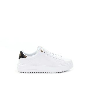 Damskie sneakersy białe. GUESS FLPDS4 FAL12