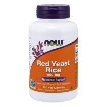 Now. Foods. Red. Yeast. Rice 600 mg. Suplement diety 120 kaps.