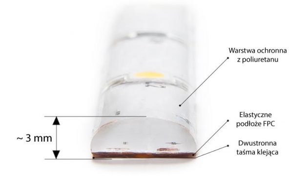 TAŚMA LED 5m profesjonalna. IP65 - EDISON SMD5630