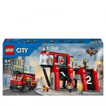 LEGO City. Remiza strażacka z wozem strażackim 60414