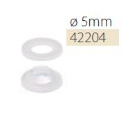 Podkładki izolujące 5mm – komplet do izolowania zamocowania ø 5mm, od metalowego lub szklanego miejsca jego posadowienia.