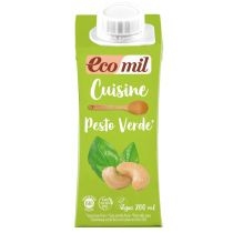 Ecomil. Pesto verde z orzechów nerkowca bezglutenowe 200 ml. Bio