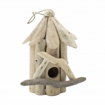 Drewniany domek dla ptaków, mały
