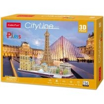 Puzzle 3D 114 el. City. Line. Paris. Cubic. Fun