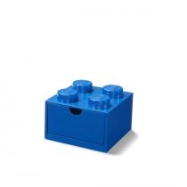 Szufladka na biurko klocek. LEGO Brick 4 Niebieska