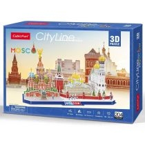 Puzzle 3D 107 el. City. Line. Moscow. Cubic. Fun