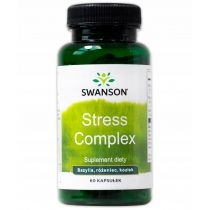 Swanson. Stress. Complex - Rhodiola. Holy. Basil. Valerian. Suplement diety 60 kaps.