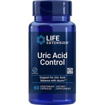 Life. Extension. Uric. Acid. Control - Kontrola. Kwasu. Moczowego. Suplement diety 60 kaps.