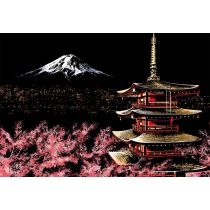 Twoje. Hobby. Mount. Fuji. Magiczna zdrapka - wydrapywanka 40.0 x 28.5 cm