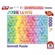 Puzzle 1000 el. Josie. Lewis, Kolorowe trójkąty. G3