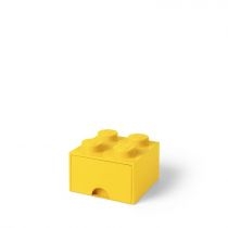 Szuflada klocek. LEGO Brick 4 Żółta