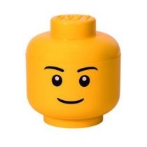 Akcesoria. LEGO Pojemnik do przechowywania. Duża. Głowa - Chłopiec