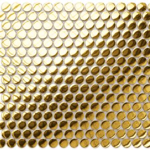 MOZAIKA CERAMICZNA PENNY DOTS ZŁOTA GOLD