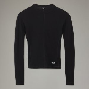 Y-3 Fitted. Long. Sleeve. Tee