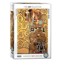 Puzzle 1000 el. Spełnienie, Gustav. Klimt. Eurographics