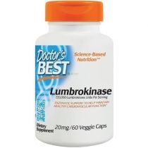 Doctors. Best. Lumbrokinase - Lumbrokinaza 20 mg. Suplement diety 60 kaps.
