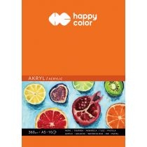 Happy. Color. Blok do akrylu. ART, A5, 360g, 10 arkuszy 360 g 10 kartek