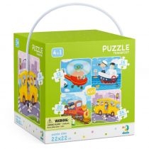 Puzzle 4w1 Transport. Dodo