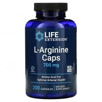 Life. Extension. L-Arginina 700 mg. Suplement diety 200 kaps.