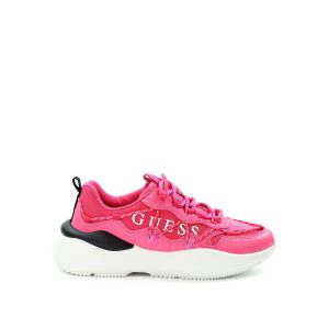Damskie sneakersy różowe. GUESS FL52KM SUE12