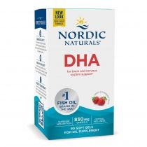 Nordic. Naturals. DHA Omega-3 Oil. Suplement diety 90 kaps.