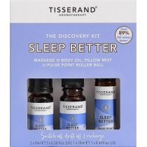 Tisserand. Aromatherapy. Zestaw produktów eterycznych na dobry sen. Sleep. Better. Discovery. Kit 2 x 9 ml + 10 ml