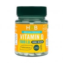 Holland & Barrett. Vitamin. D3 1000 IU 25 mcg. Suplement diety 240 tab.