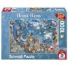 Puzzle 1000 el. Błękitne niebo w. Boże. Narodzenie. Schmidt