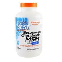Doctors. Best. Glukozamina + Chondroityna + MSM Suplement diety 360 kaps.