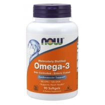 Now. Foods. Omega 3 - DHA 120 mg + EPA 180 mg. Suplement diety 90 kaps.