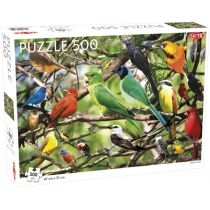 Puzzle 500 el. Animals. Exotic. Birds. Tactic