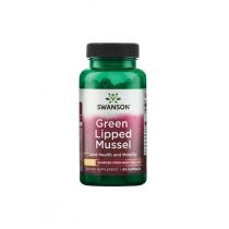 Swanson. Nowozelandzka liofilizowana zielona małża, z omułka zielonowargowego 500 mg - suplement diety 60 kaps.