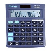 Donau. Kalkulator biurowy 12-cyfrowy wyświetlacz 14.0 x 12.2 x 2.2 cm
