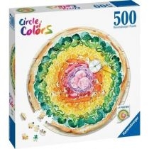 Puzzle 500 el. Paleta kolorów: pizza. Ravensburger