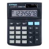 Donau. Kalkulator biurowy 8-cyfrowy wyświetlacz 13.4 x 10.4 x 1.7 cm