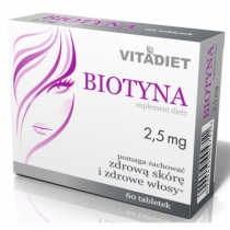 Vitadiet. Biotyna 2,5 Mg - suplement diety 60 tab.