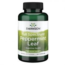 Swanson. Full. Spectrum. Peppermint. Leaf. Suplement diety 120 kaps.