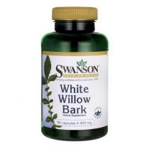 Swanson. White. Willow bark 400mg. Suplement diety 90 kaps.