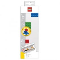 Piórnik z kolorowymi płytkami i minifigurką LEGO