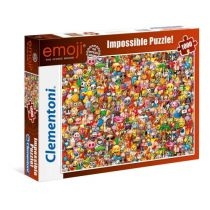 Puzzle 1000 el. Impossible. Puzzle! Emoji. Clementoni