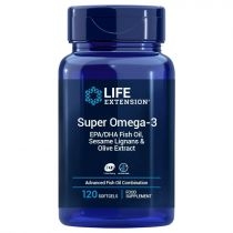 Life. Extension. Super. Omega-3 EPA/DHA z. Lignanami. Sezamowymi i. Ekstraktem z. Oliwek. Suplement diety 120 kaps.