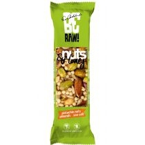 Be. RAW Baton. Orzeszki pistacjowe i miód. Nuts&Honey bar pistachio 30 g[=]