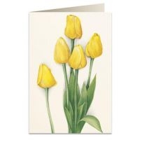 Tassotti. Karnet. B6 + koperta 7516 Żółte tulipany
