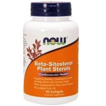 Now. Foods. Beta-Sitosterol. Plant. Sterols - Sterole roślinne. Suplement diety 90 kaps.