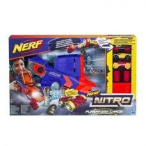 NERF Nitro. Flashfury. Chaos + 3 samochody. Hasbro
