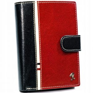 Elegancki skórzany duży męski portfel. RFID Rovicky