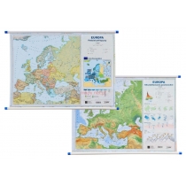 Mapa. Europy. A2 Dwustronna ścienna